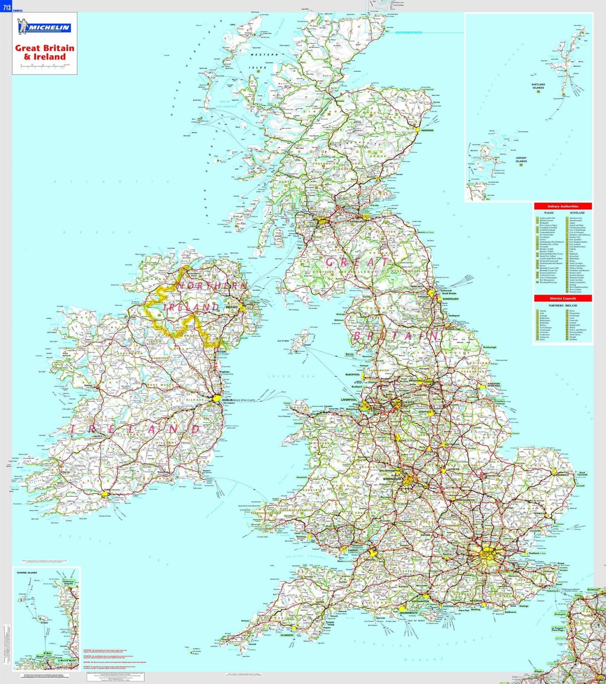 mapa UK driving