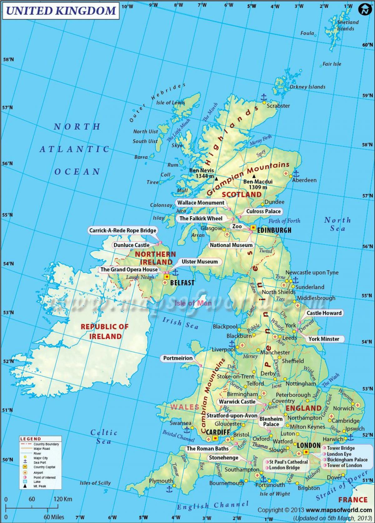 Atlas Map Of UK