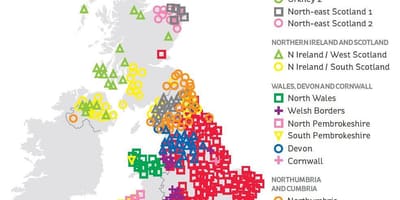 Genetická mapa Británie