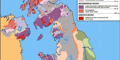 Geologické mapy velké Británie