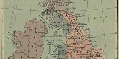 Mapa velké BRITÁNIE historické
