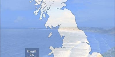 Mapa UK beach