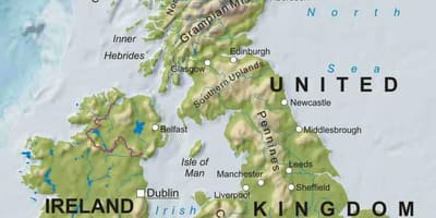Mapa UK geographic